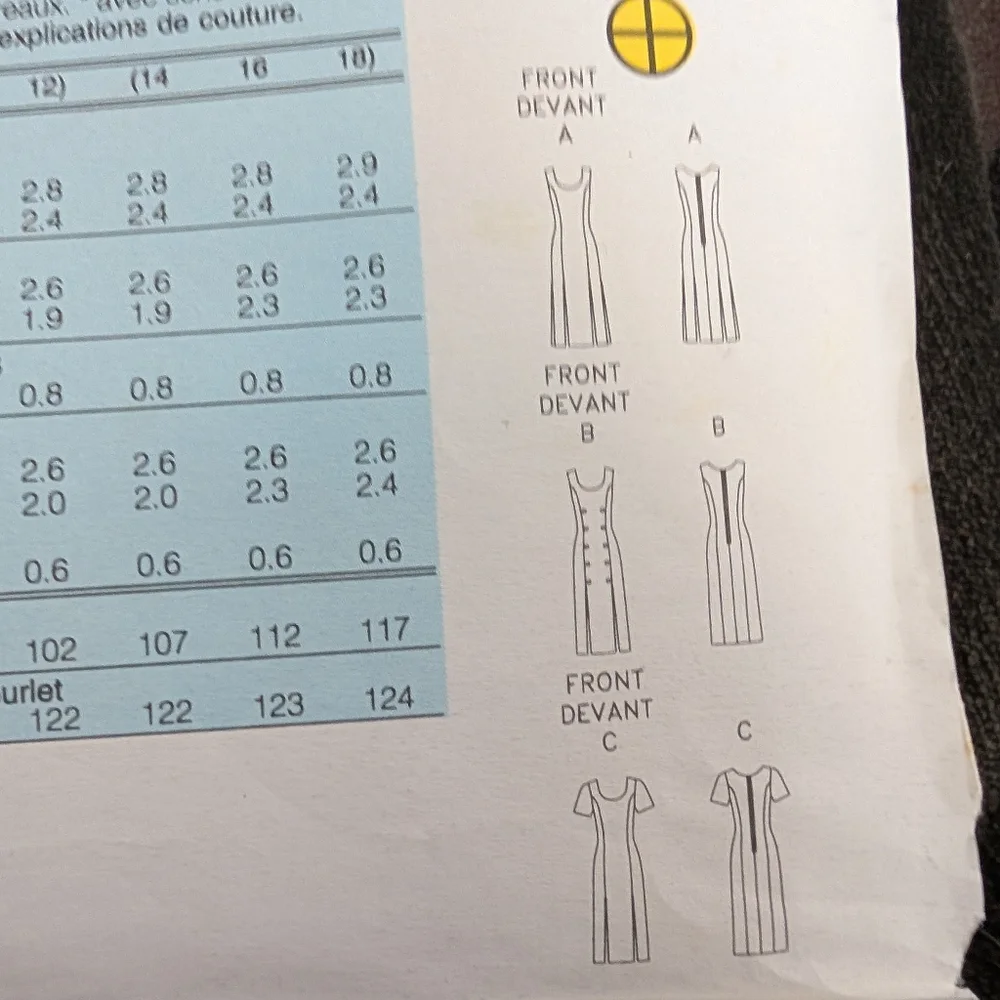 Butterick pattern - Picture 3 of 5